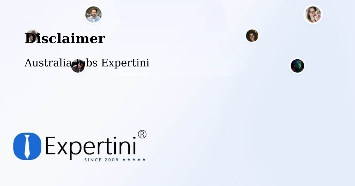 Disclaimer – West Perth - Australia Jobs Expertini